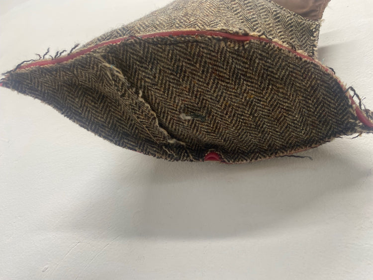 Fabulous Joey D Tweed handmade Edinburgh Bag One size Brown SL496