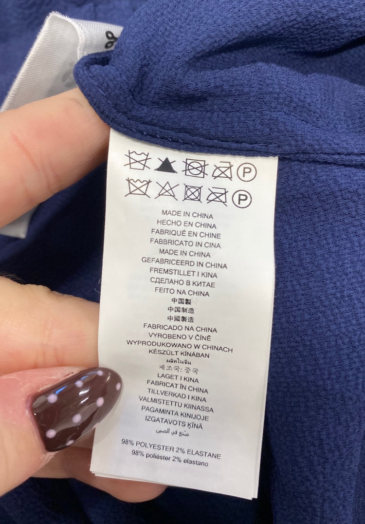 Fabulous Michael Kors BNWT Mini Dress UK 8 Navy Blue floral off shoulder NF494