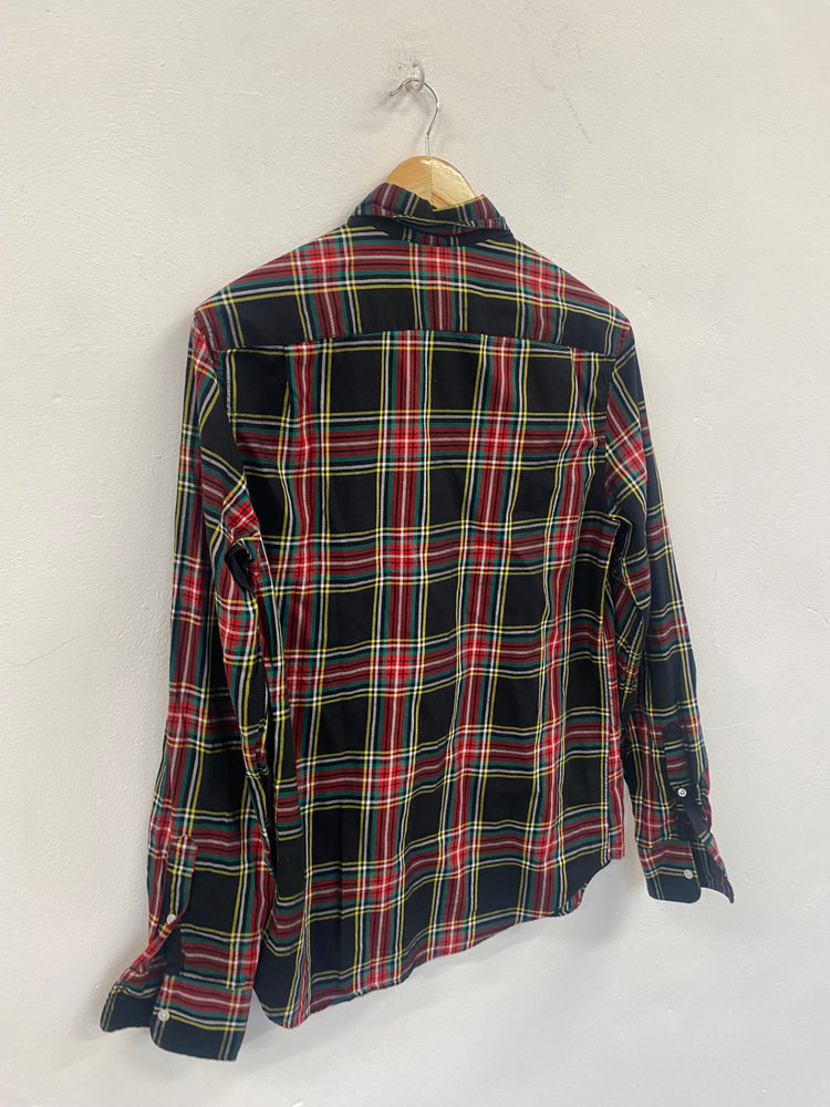 Fabulous Crewcuts tartan plaid reimagined Shirt Age 16-17 Black SL496