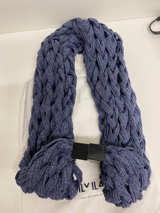 Fabulous Gily Ilan infinity Scarf One size Navy Blue SL469