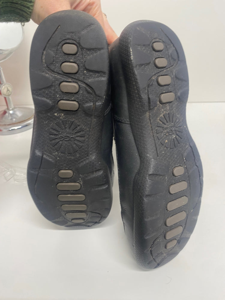 Fabulous UGG quilted high winter Boots UK6.5 Black SL495