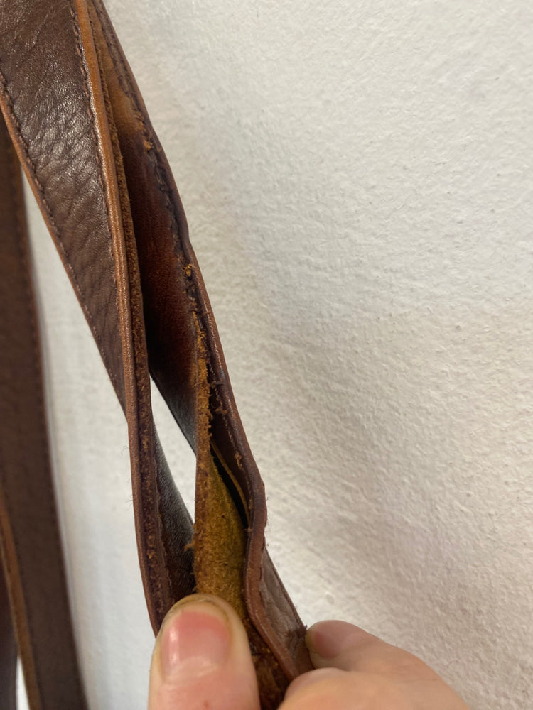 Fabulous FatFace vintage crossbody leather Bag One size Tan KJ497