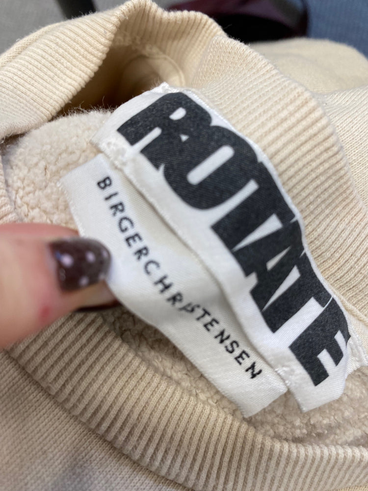 Fabulous Rotate birgerchristensen Sunday Sweater Uk 10 Beige SH493