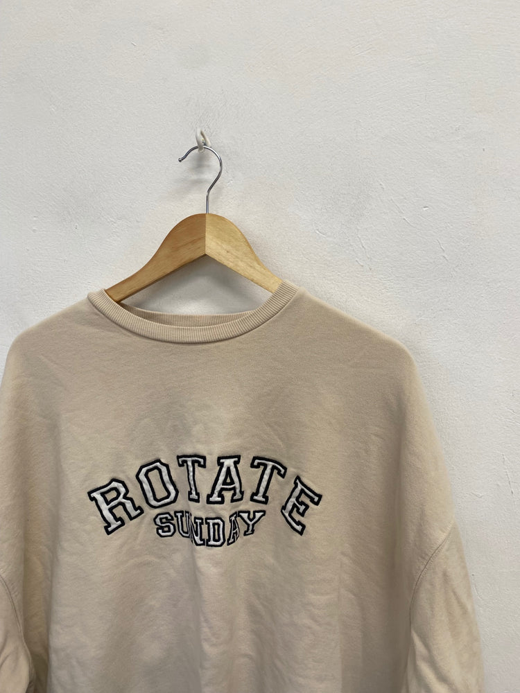 Fabulous Rotate birgerchristensen Sunday Sweater Uk 10 Beige SH493