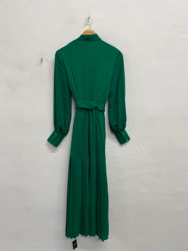 Fabulous Karen millen jersey ponte Midi Dress UK 8 Green RG020