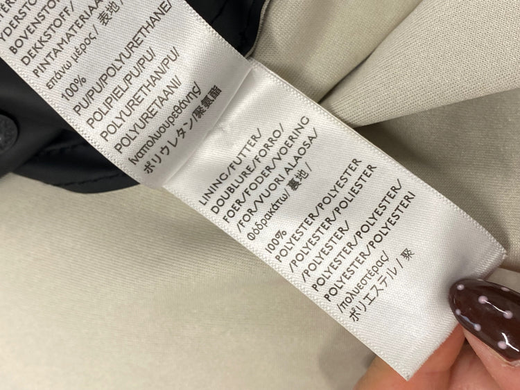 Fabulous Ilse jacobsen Raincoat UK 10 Black longline RG020