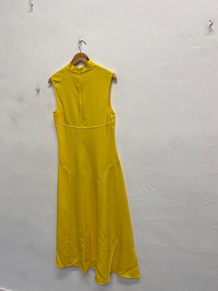 Fabulous REISS Georgia party Maxi dress UK 12 Yellow RG020