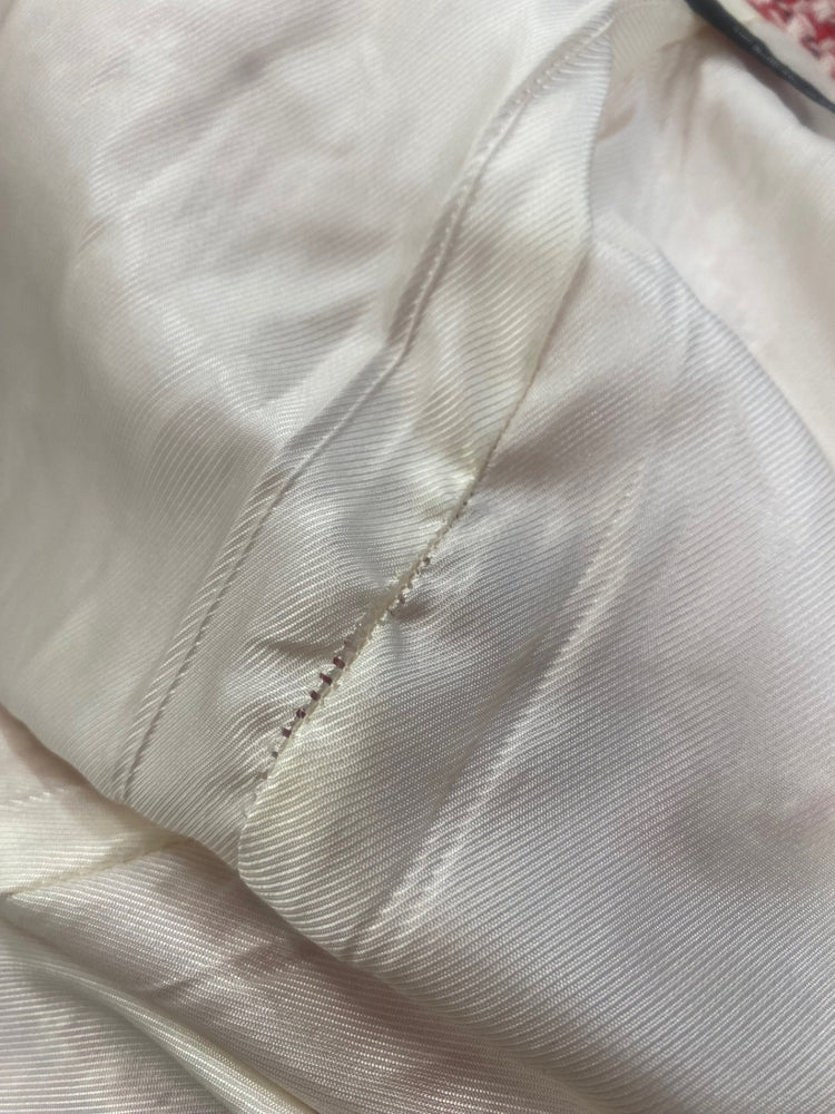 Fabulous Zara boucle double breasted Blazer UKS Red & White RG020