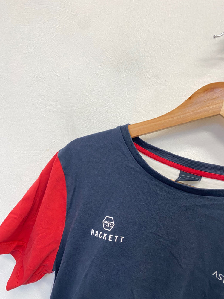 Fabulous Aston Martin by Hackett T-Shirt UK S Navy red white RR001