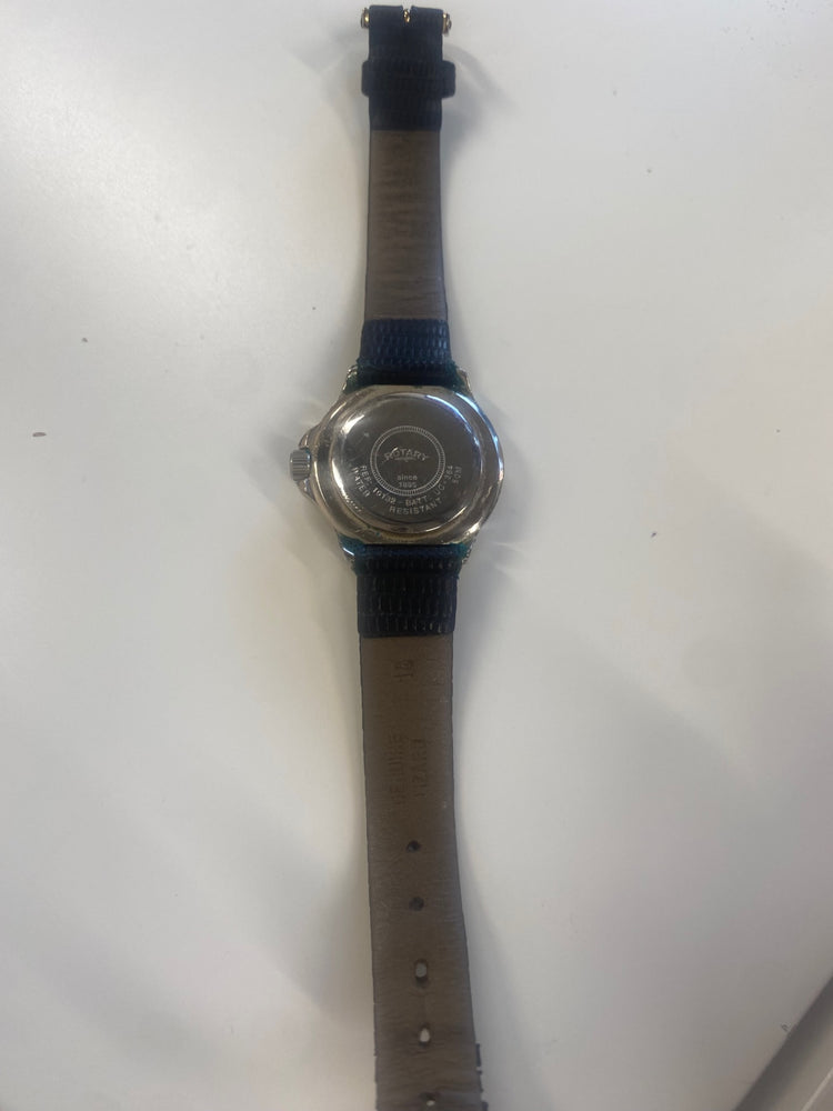 Fabulous Ladies Rotary diving Watch 10112 S Silver & black 1990’s RR001
