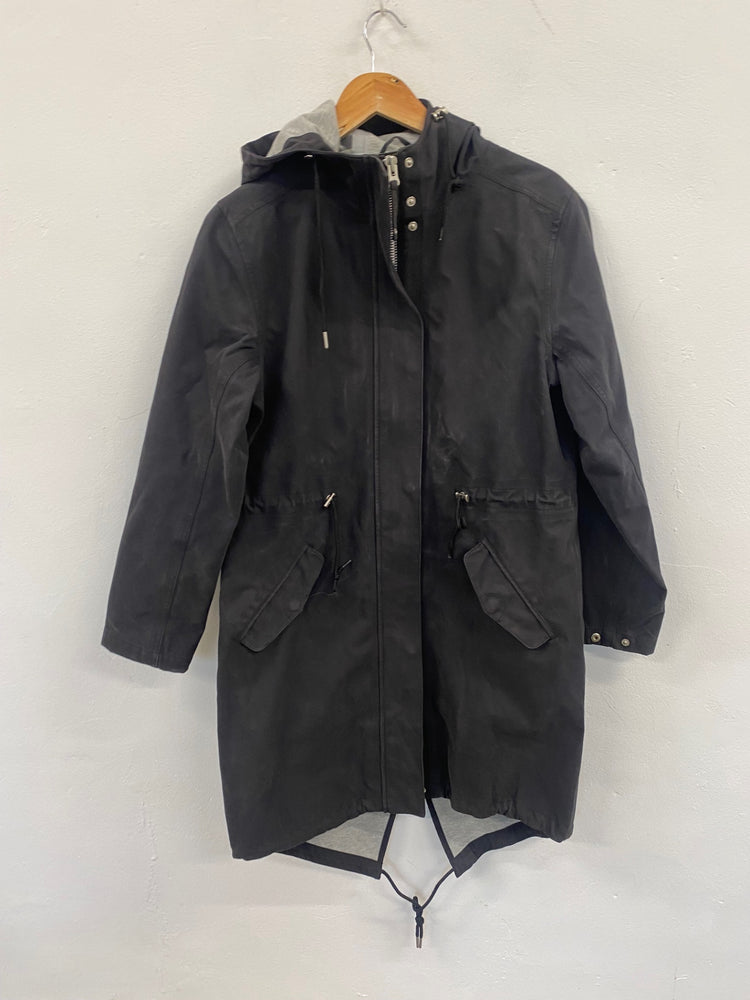 Fabulous Ilse jacobsen Hornbaek black Raincoat Uk10 Black SS002