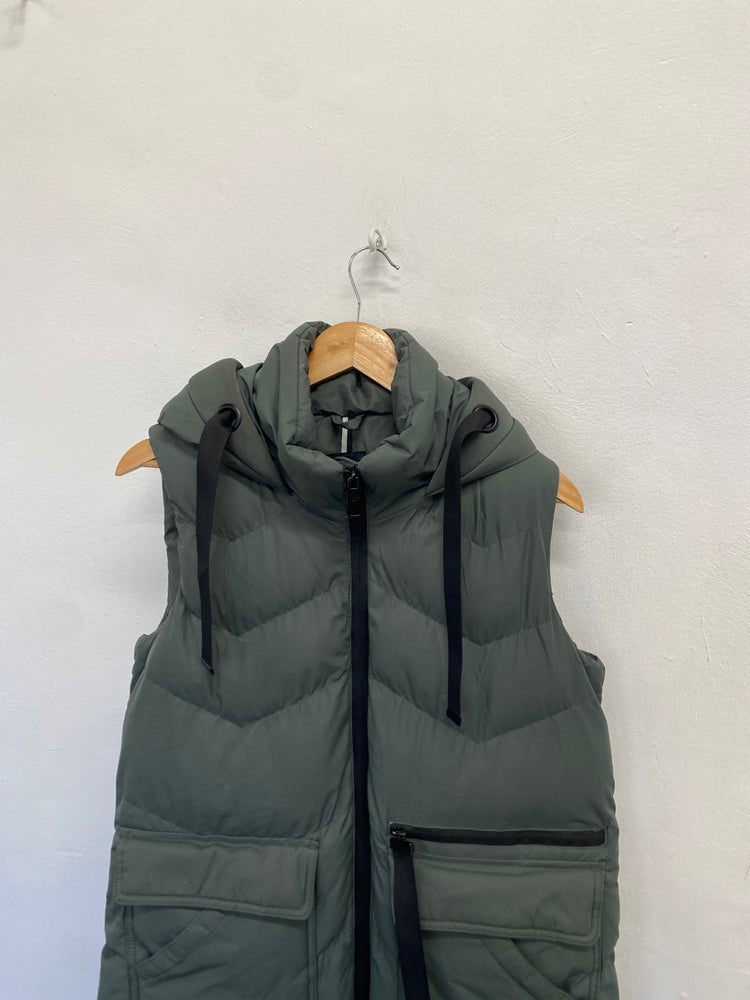 Fabulous Saint & sinner Puffer gilet UK10 Olive green SS002