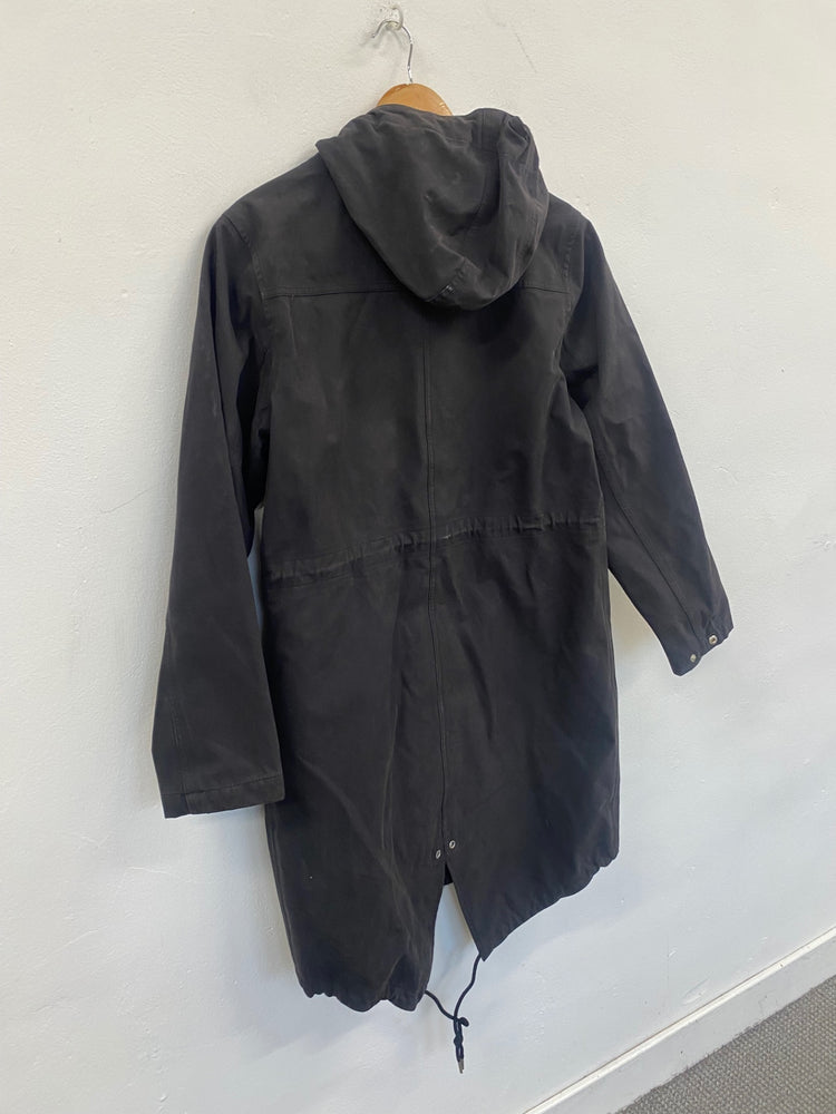 Fabulous Ilse jacobsen Hornbaek black Raincoat Uk10 Black SS002