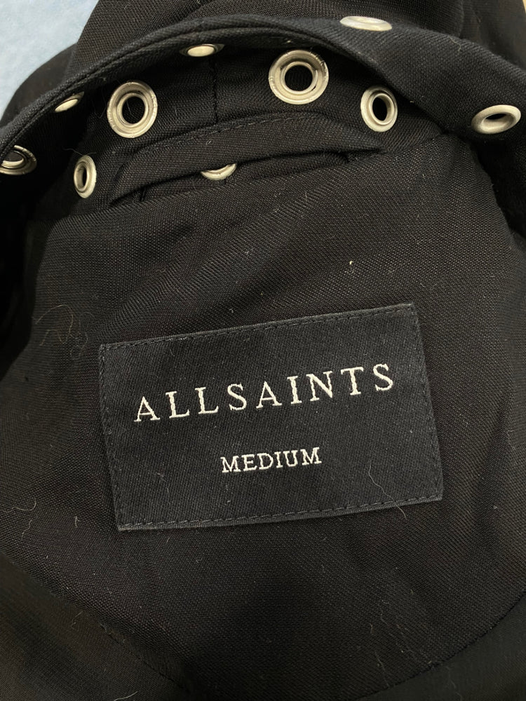 Fabulous AllSaints kady Kimono UK 10 Black stud SS002