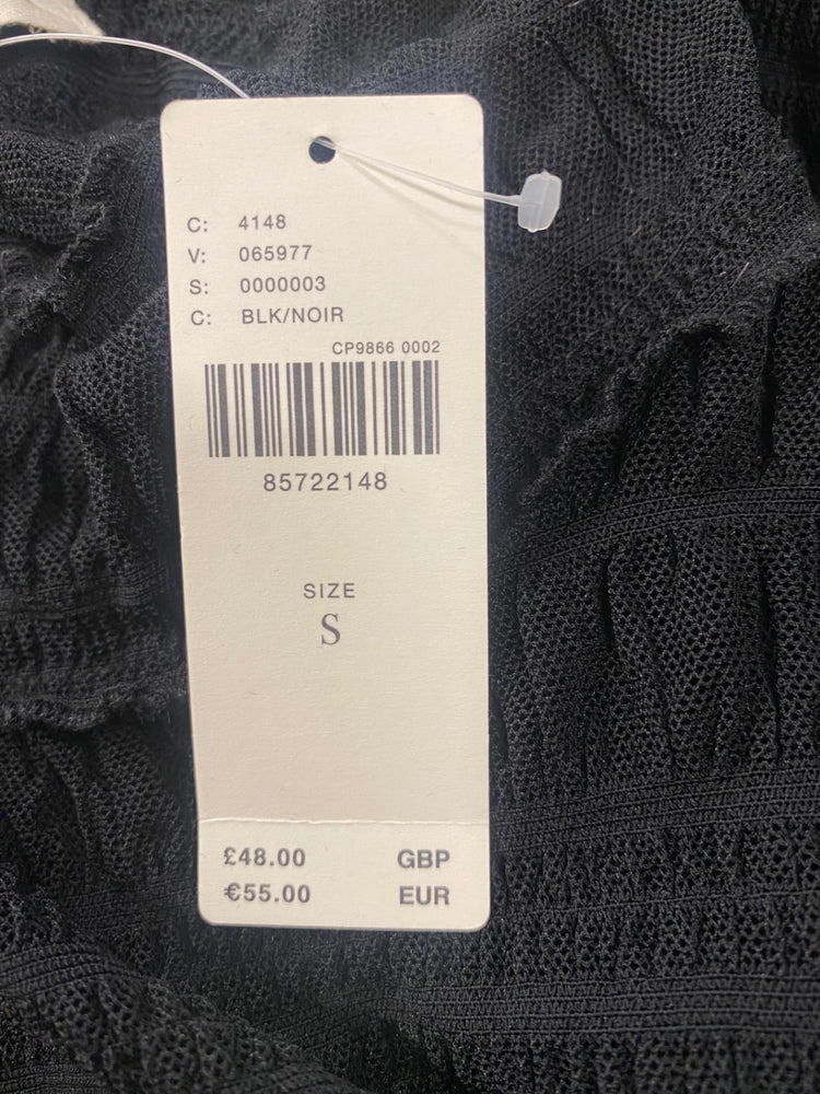 Fabulous Pilcro gypsy sheer mesh Top UKS Black CP002