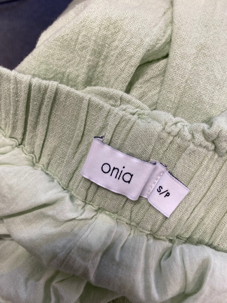 Fabulous Onia Loungewear Set linen UK 8 Mint Green SH493