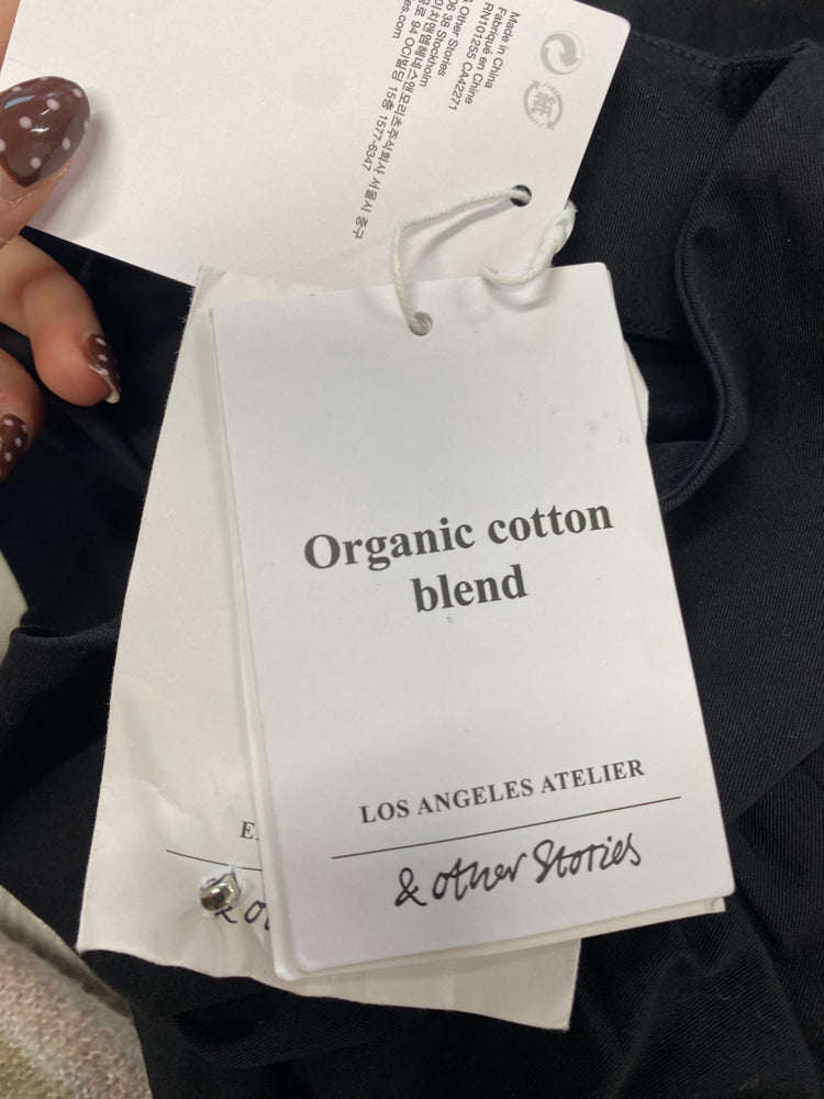 Fabulous & Other Stories Mini dress UK 6 Black belted LB500