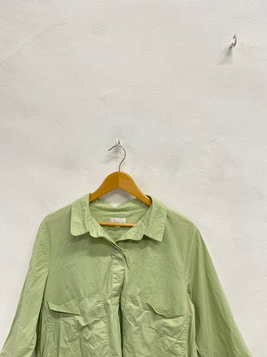 Fabulous Cos Midi shirt Dress UK 16 Mint Green MW492