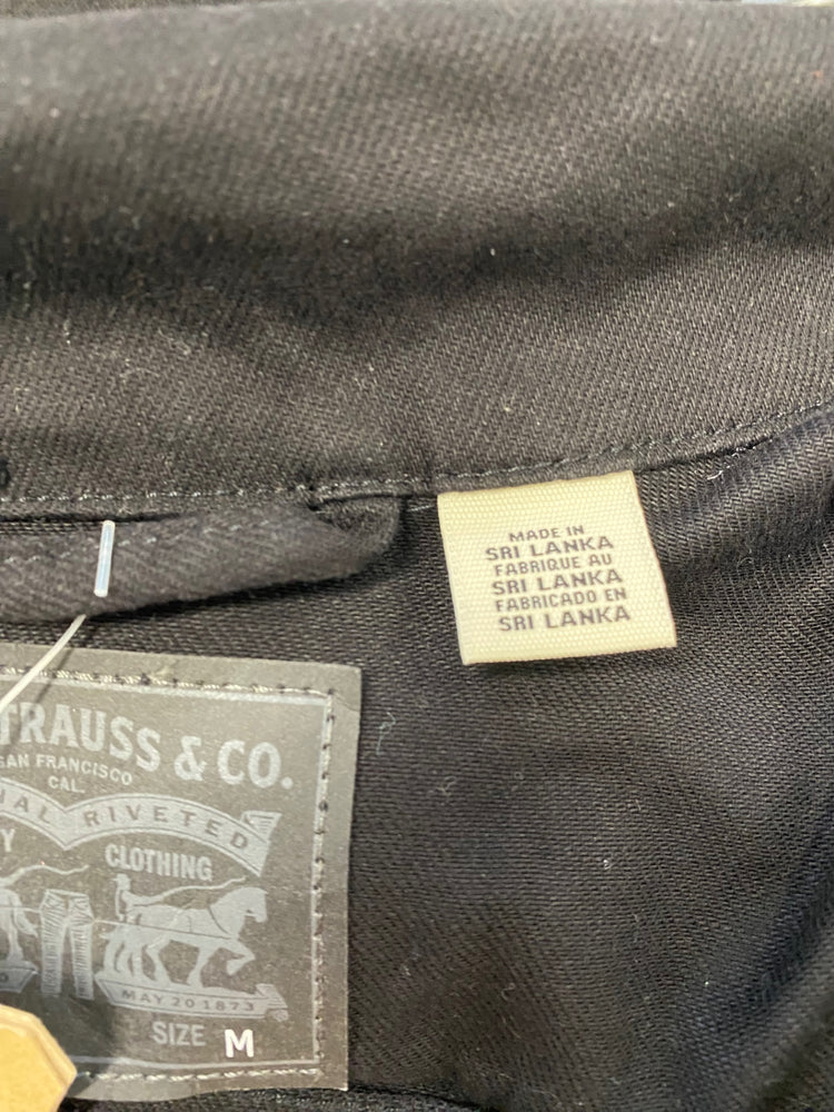 Fabulous Levi's original trucker Jacket UK 10 Black new FQ501