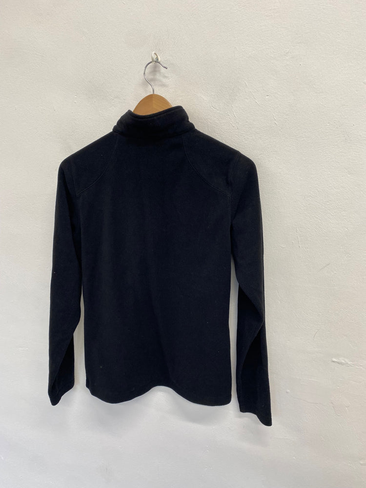 Fabulous The North Face Zip fleece Uk 10 Black FQ501