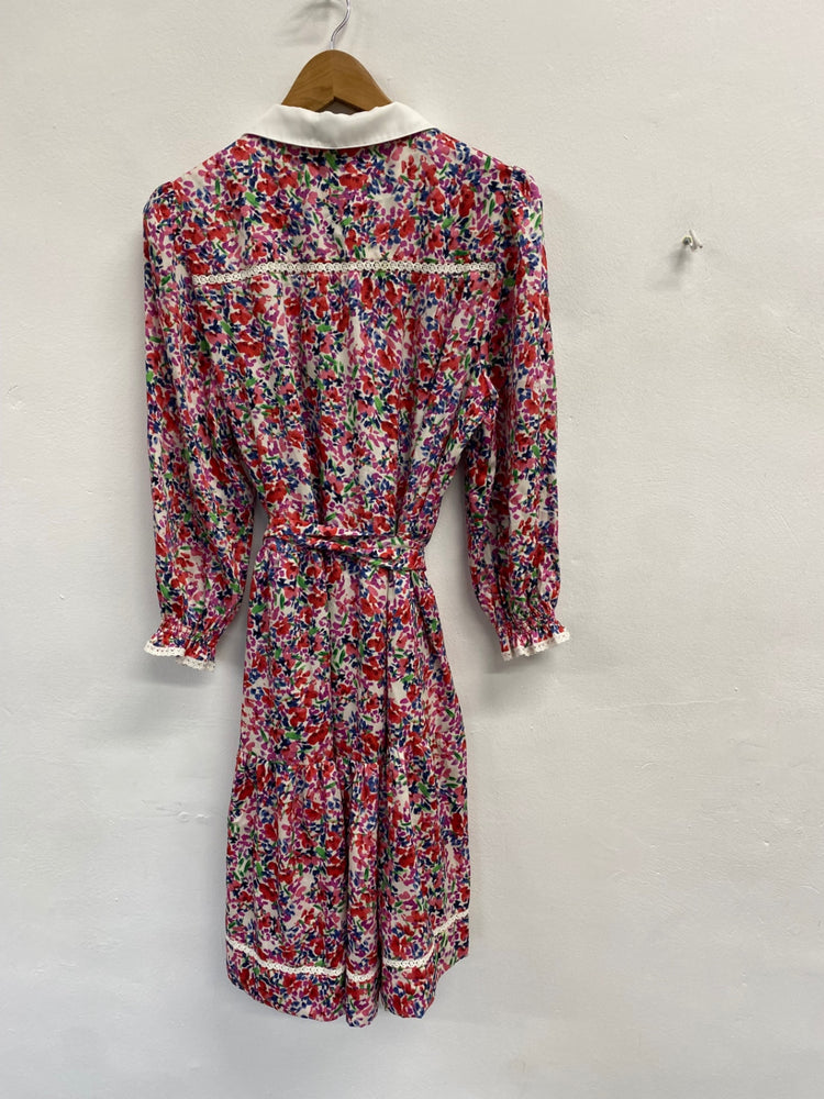 Fabulous ME+EM Dress UK 16 watercolour Multicolor floral LG276