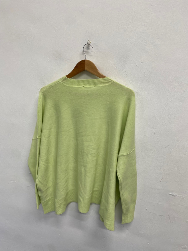 Fabulous Phase Eight Sweater UK 10 Lime green new LG276