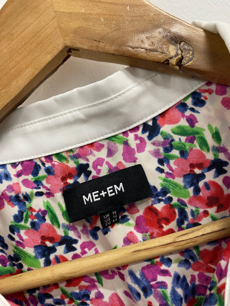 Fabulous ME+EM Dress UK 16 watercolour Multicolor floral LG276