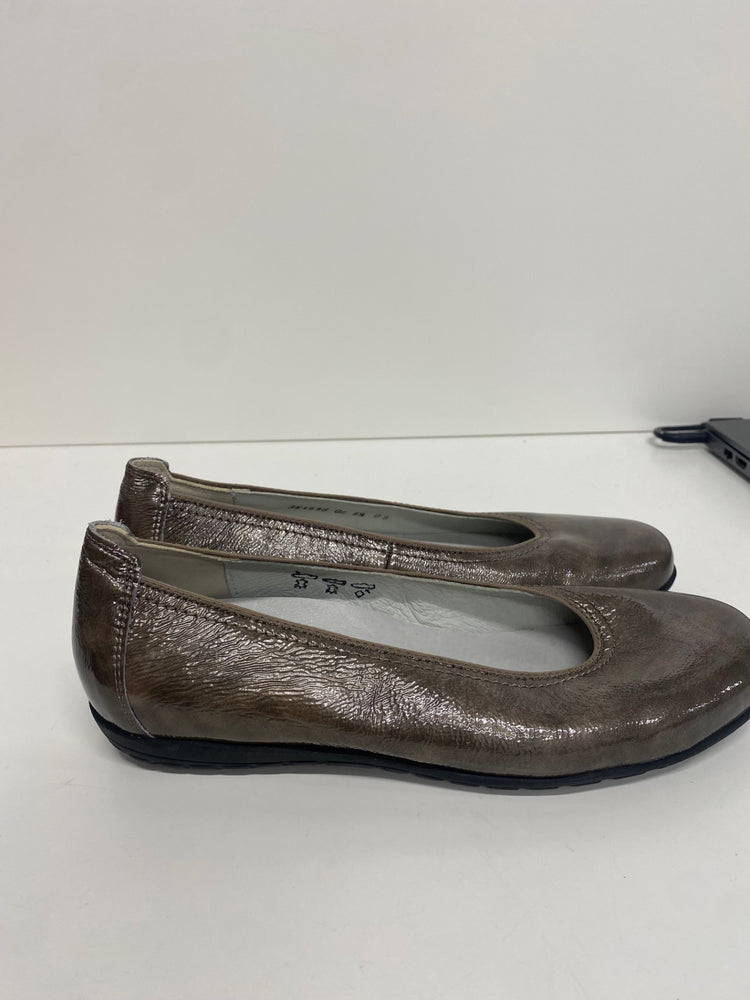 Fabulous WaldLaufer leather width H Ballet Flats UK6.5 Taupe