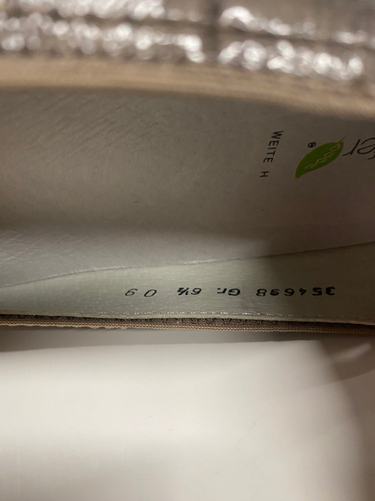 Fabulous WaldLaufer leather width H Ballet Flats UK6.5 Taupe