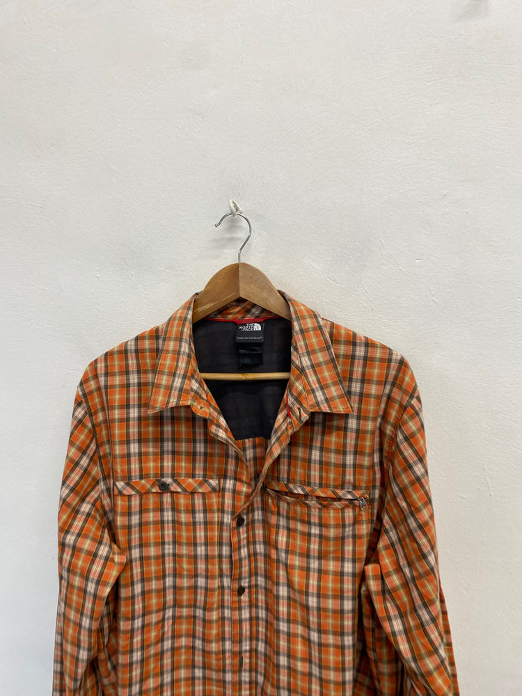 Fabulous The North Face Shirt UK XL Orange checked LG276