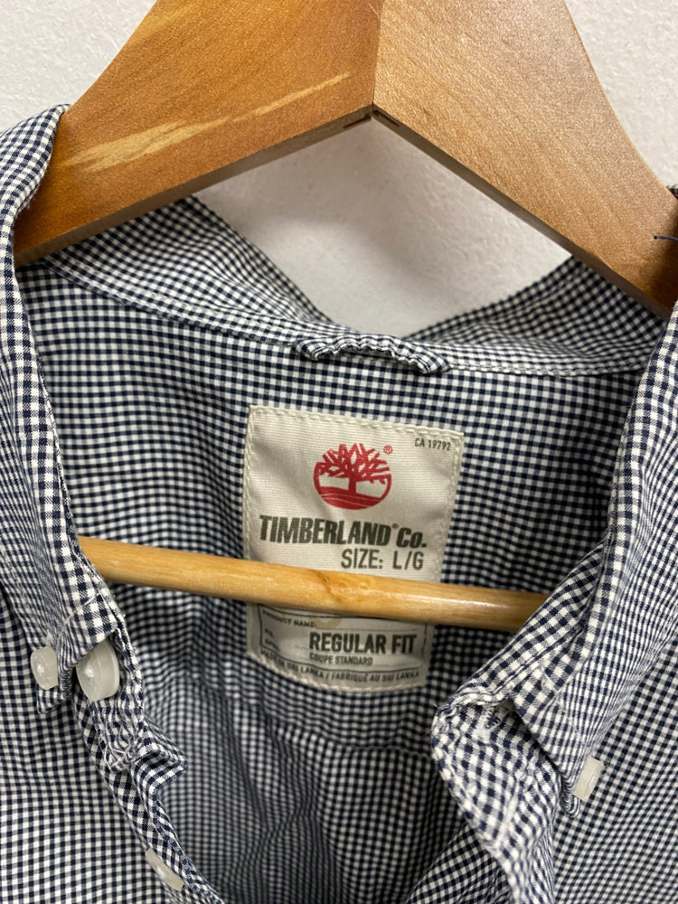 Fabulous Timberland Shirt UK L Grey checked LG276