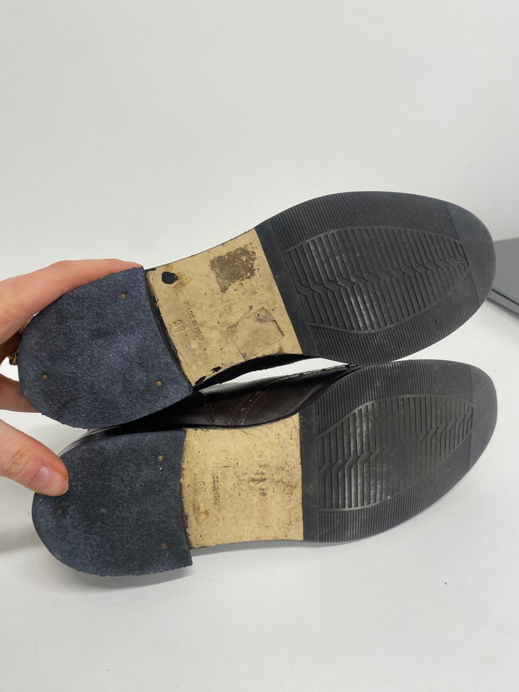 Fabulous Hobbs Genevieve brogue ankle Boots Uk5 Brown Leather LT002