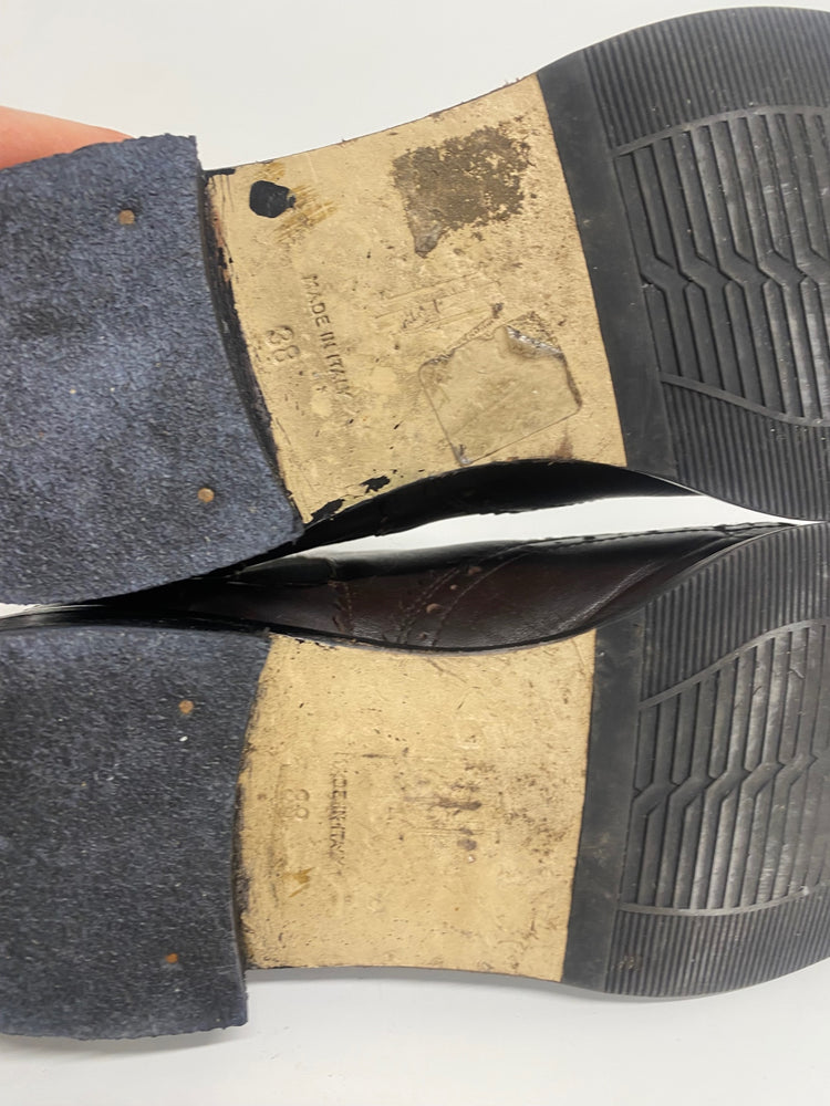 Fabulous Hobbs Genevieve brogue ankle Boots Uk5 Brown Leather LT002