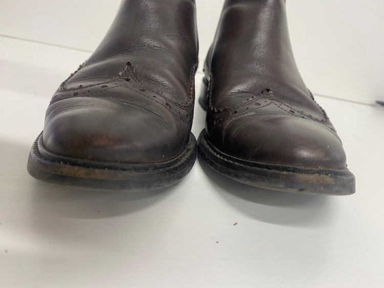 Fabulous Hobbs Genevieve brogue ankle Boots Uk5 Brown Leather LT002