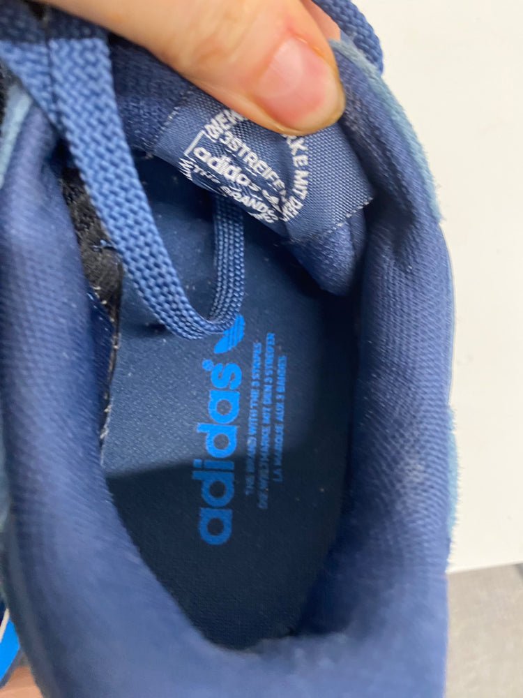 Fabulous Adidas ZX 750 suede Sneakers Uk8 Navy Blue Classics LT002