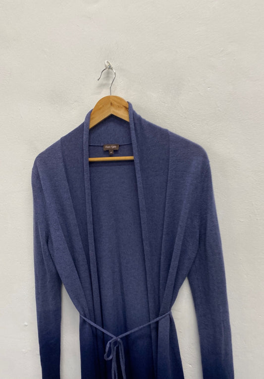 Fabulous Phase Eight Cardigan silk wool cashmere UK 10 Blue ombre KF221