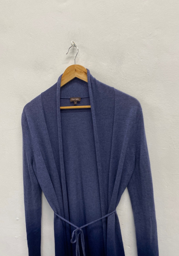 Fabulous Phase Eight Cardigan silk wool cashmere UK 10 Blue ombre KF221