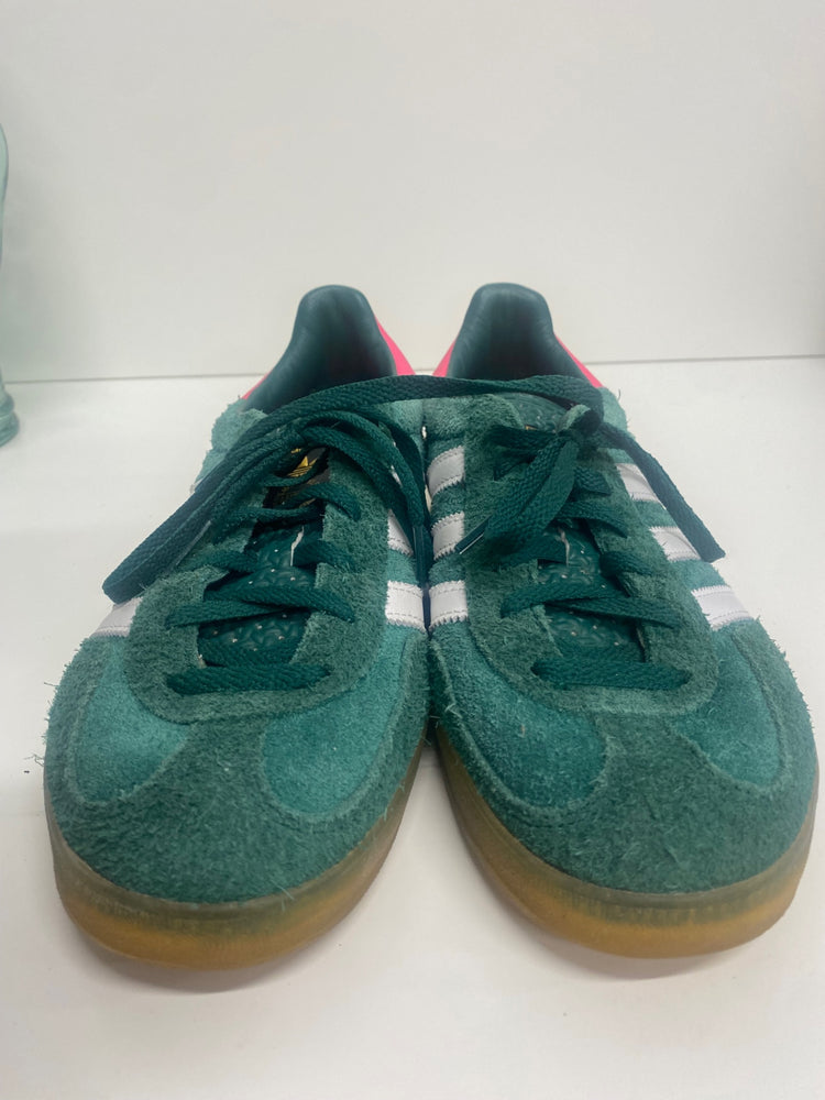 Fabulous Adidas Original Colliegiate Sneakers UK6.5 Green & Pink AC503