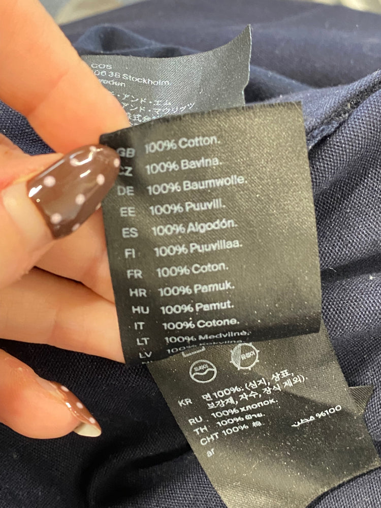 Fabulous Cos Dungarees UK 14/16 Navy casual boiler AC604