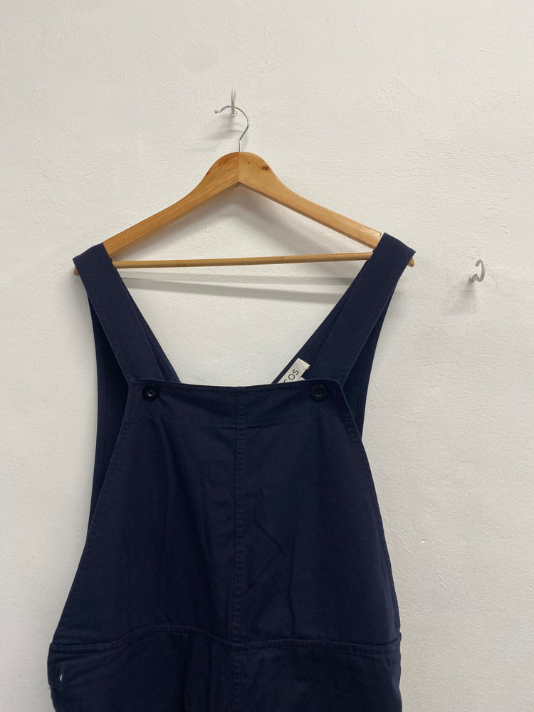 Fabulous Cos Dungarees UK 14/16 Navy casual boiler AC604