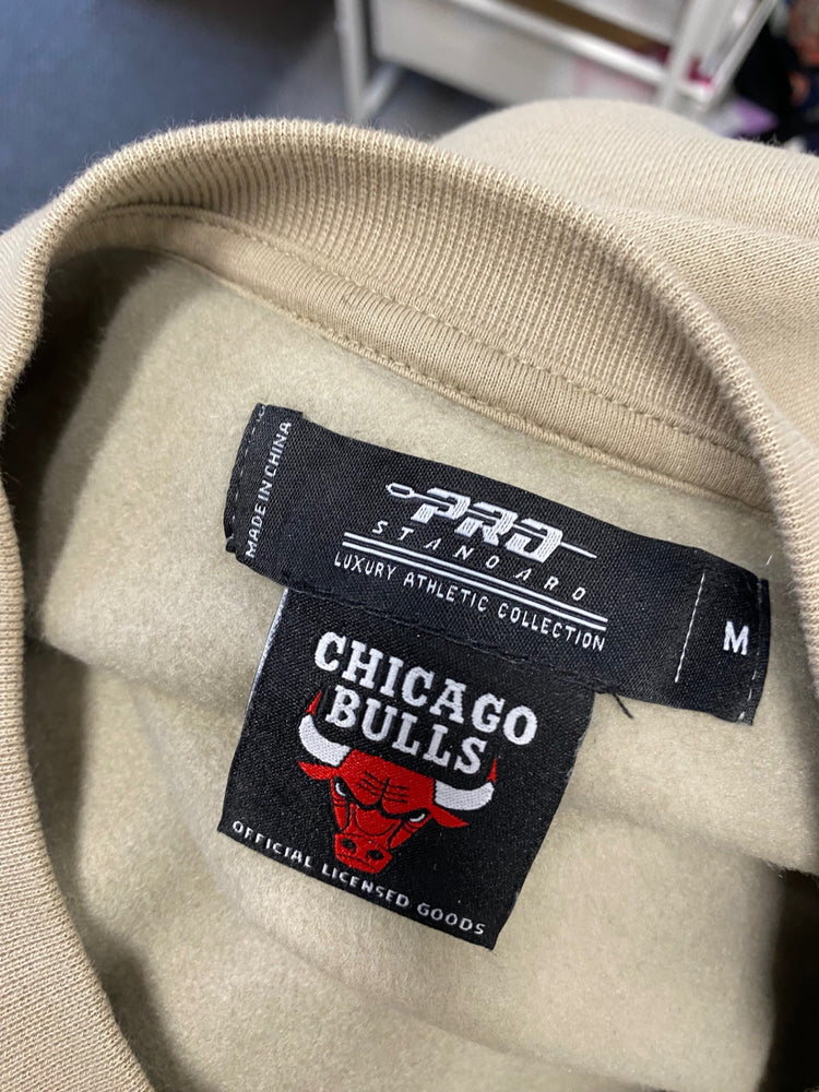 Fabulous pro standard Chicago bulls Sweatshirt UK M Beige AC504