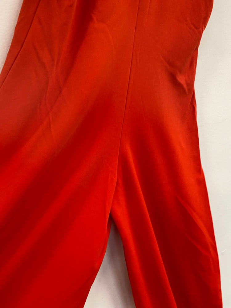 Fabulous Zara wide leg boho Jumpsuit UKS Red NN505