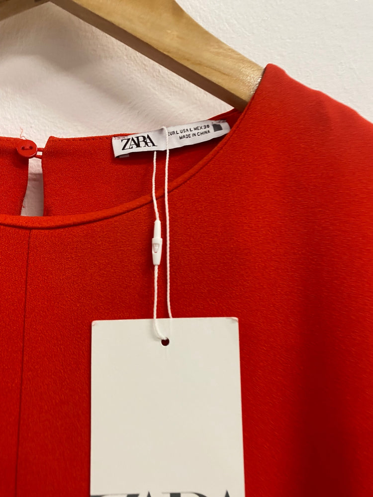 Fabulous Zara wide leg boho Jumpsuit UKS Red NN505