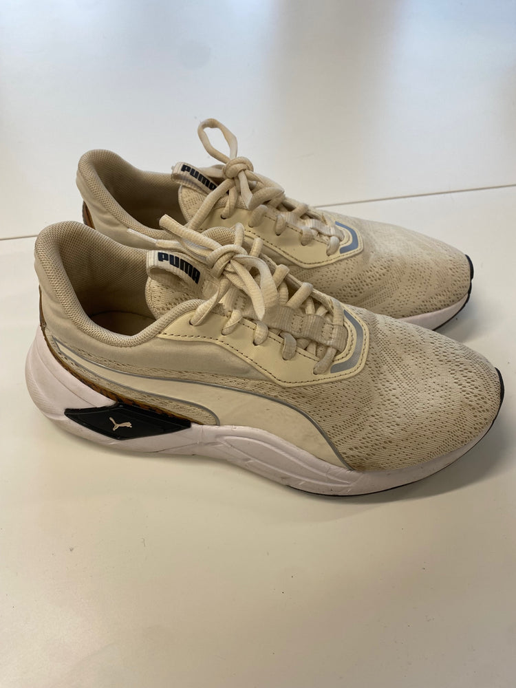 Fabulous Puma lex Trainers Uk 4 Beige animal print TA506