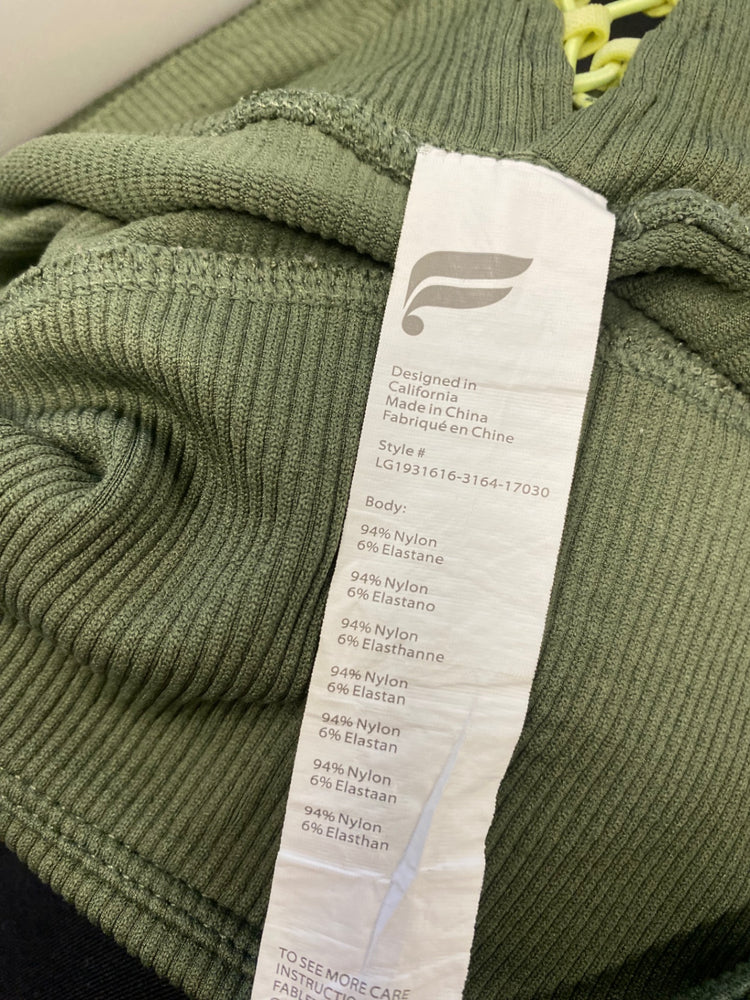 Fabulous Fabletics Leggings UK 8/10 Olive Green TA506