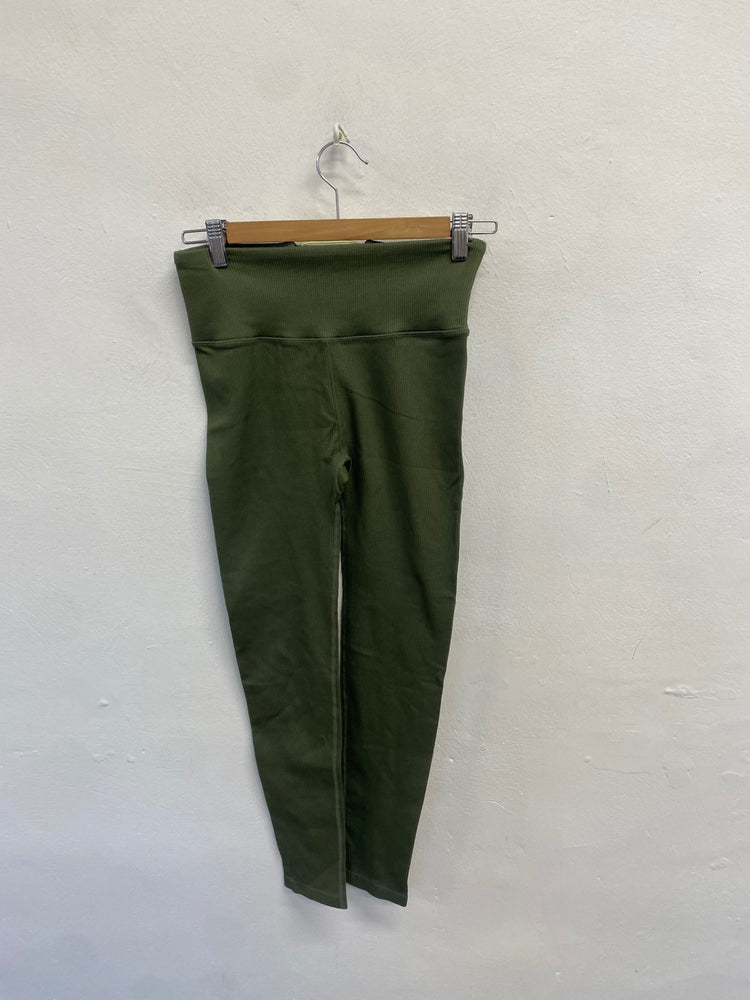 Fabulous Fabletics Leggings UK 8/10 Olive Green TA506