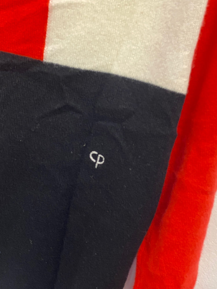 Fabulous Chinti & parker cashmere Knitted jumper UK 8 Red white black WLH511