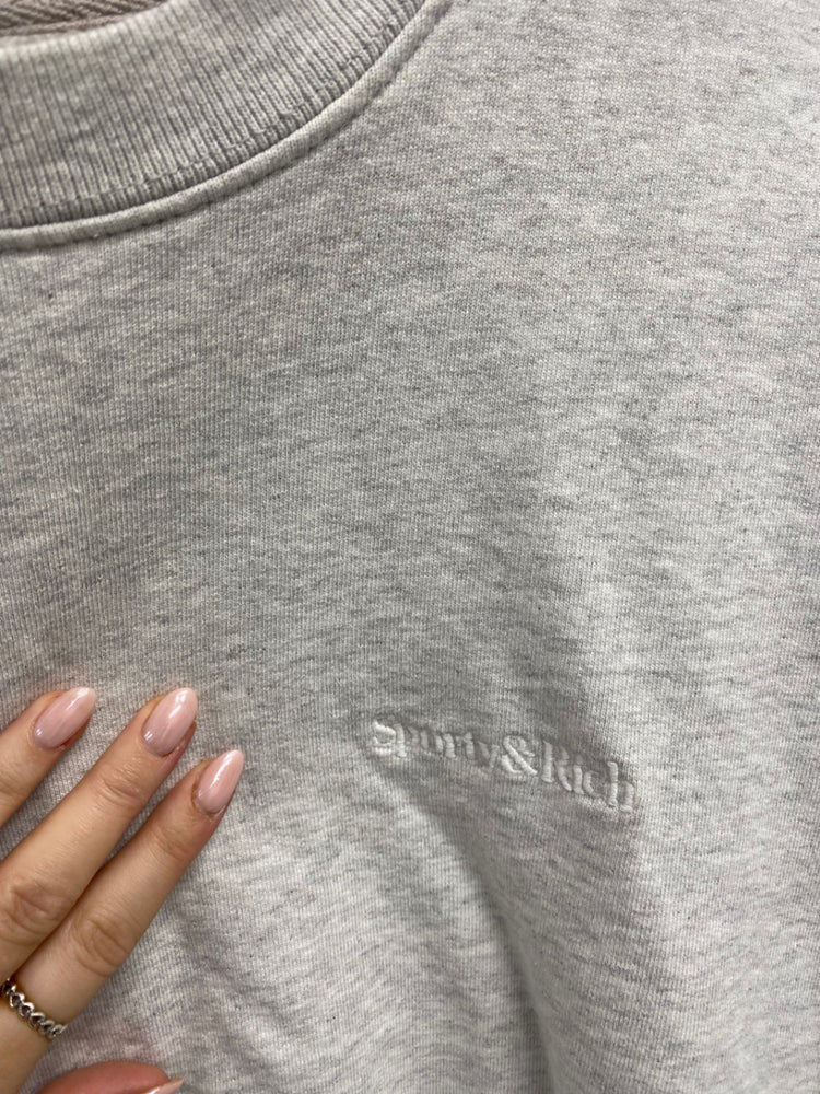 Fabulous Sporty & Rich Sweater oversized UK 12-14 Grey AC504