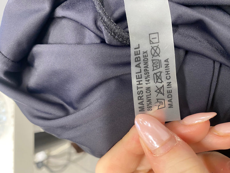 Fabulous Mars the label Mini dress UK 8 Black sequin cupped SA514