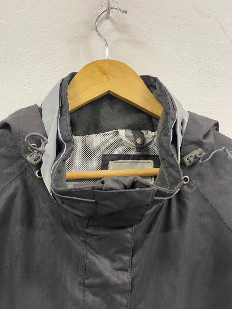 Stunning Craghoppers Windproof waterproof aquadry Jacket Uk16 Black Grey CW534